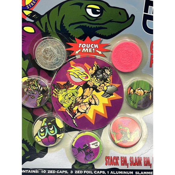Vintage Planet Zed Street Caps Sealed Game Pack Pogs Milk Cap - Picture 2 of 4